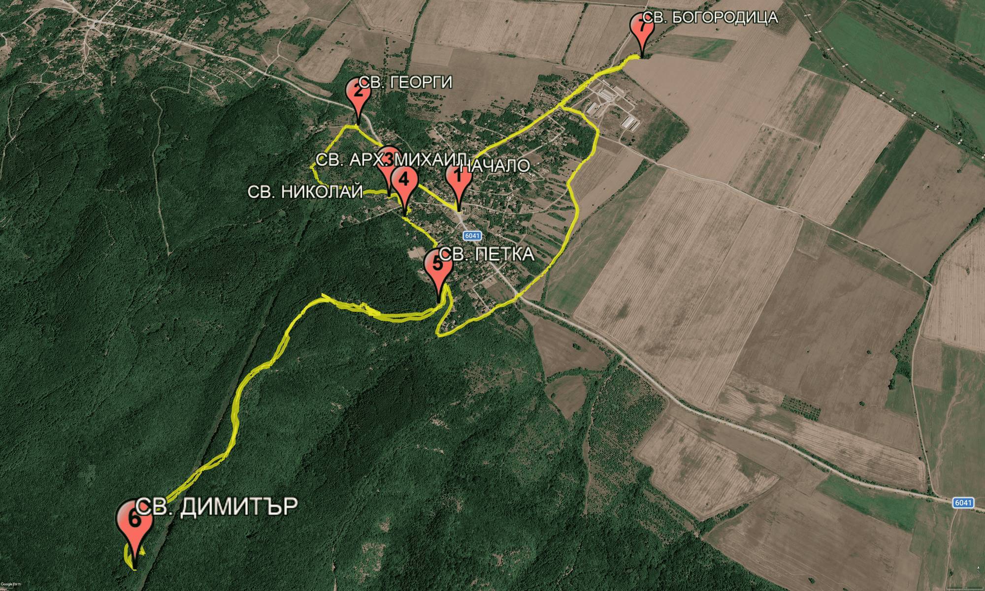 GPS трак за „Чуковец – Пътека на духа“